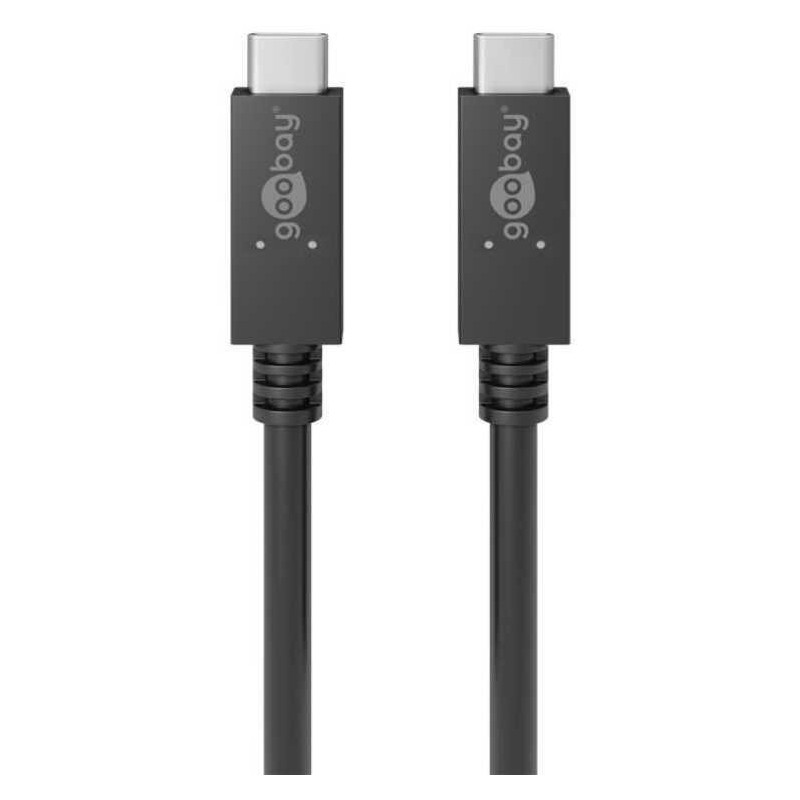 goobay USB 3.2 Gen 1 USB Type-C kabel 50cm Sort